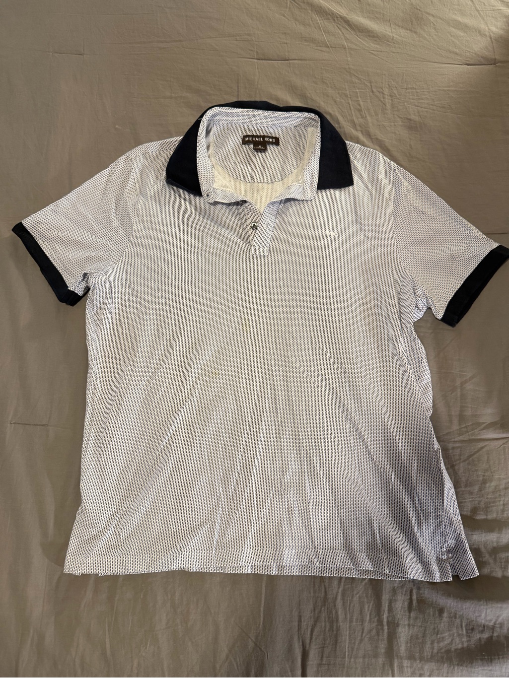 Michael Kors Men’s Polo White/Black